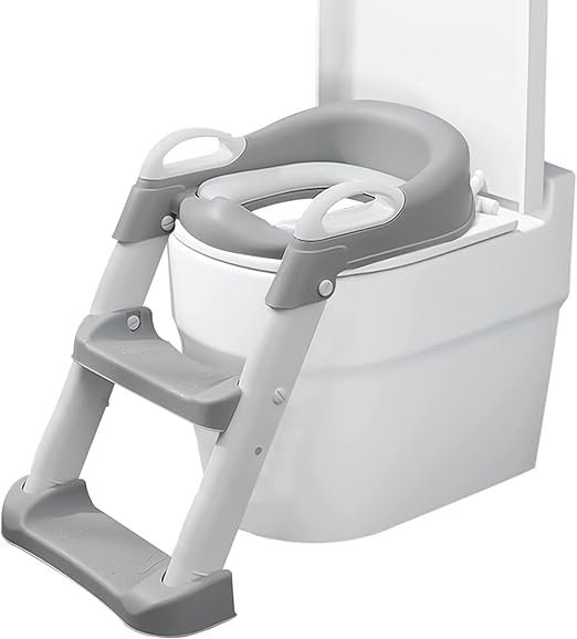 Toddler Toilet Training Ladder Seat with Anti-Slip Steps
