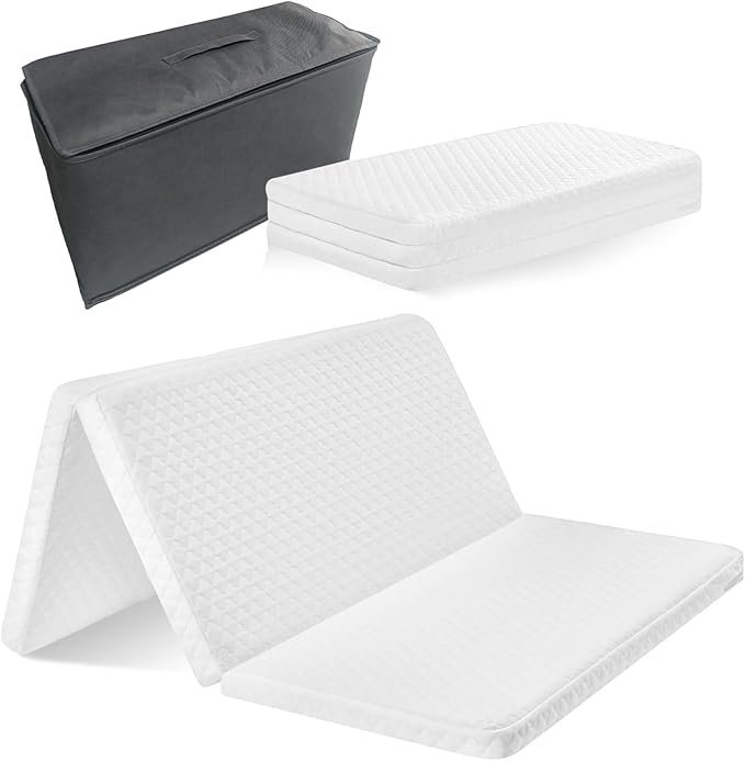 Sebusong Breathable Cot Mattress with Removable Cover 96.5x66cm