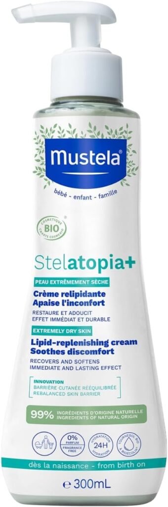 Mustela Stelatopia Lipid Replenishing Cream for Eczema-Prone Skin