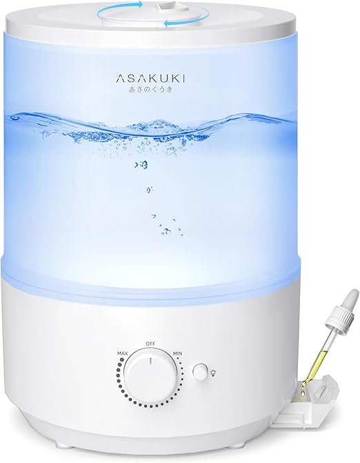 ASAKUKI Humidifier & Diffuser with Auto-Shut Off