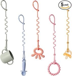 Silicone Toy Straps 5-Pack – Save 32% on Stroller Essentials