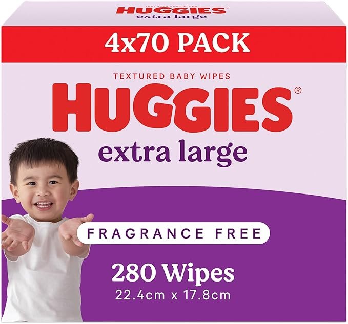 Huggies Wipes Extra Textured Fragrance Free
