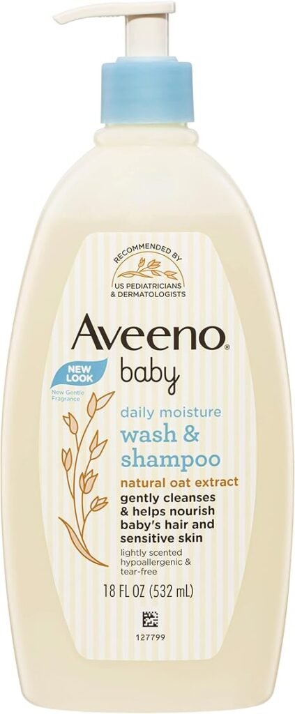 Aveeno Baby Daily Moisture Wash & Shampoo 532mL – Amazon AU