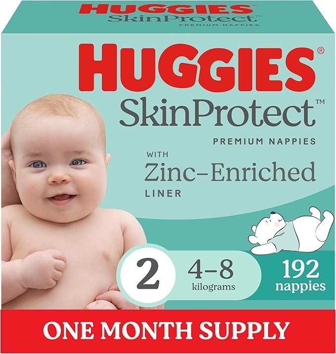 Huggies Ultimate Nappies Size 4 (10-15kg) One Month Supply