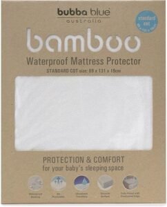 Bubba Blue Standard Cot Mattress Protector for Better Sleep