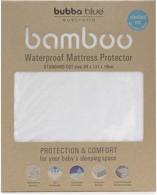 Bubba Blue Standard Cot Mattress Protector