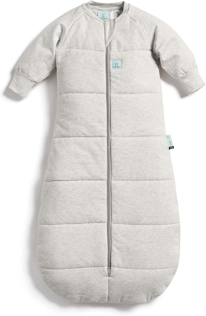 ergoPouch Organic Cotton Jersey Sleeping Bag 3.5 TOG Oatmeal Marle 8-24 Months
