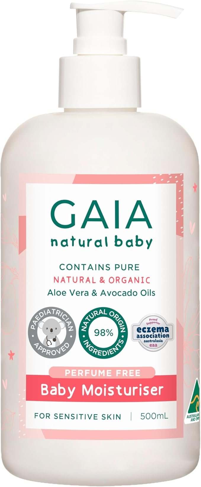 GAIA Natural Baby Moisturiser 250ml