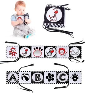 Jenilily Baby Contrast Mirror Sensory Toy for Newborns